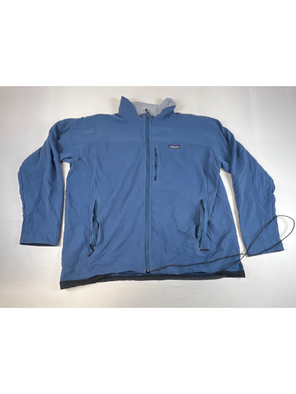 Patagonia Mens XXL Blue 100% Polyamide Full Zip Outdoor Active Jacket